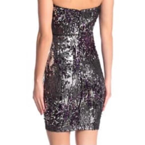 NWT Jump Sequin Strapless Mini Dress, Sz 1-2 - Picture 1 of 9